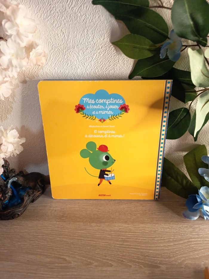 Mes comptines à écouter, à jouer et à mimer – Auzou éveil - Sans CD - photo numéro 2