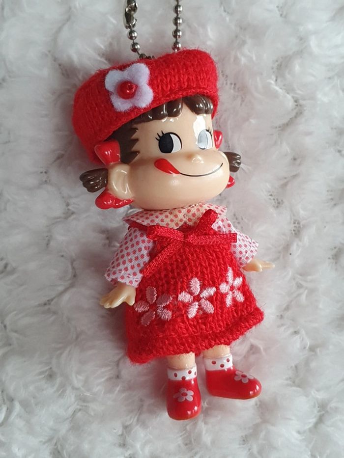 Porte clé pretty peko chan fujiya mascot rare - photo numéro 2