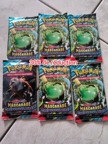 Lot de 6 booster mascarade crepusculaire