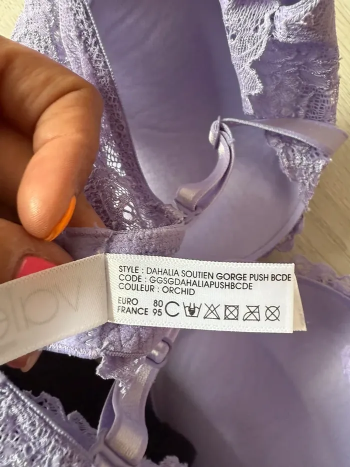 Soutien Valege mauve 95C - photo numéro 4