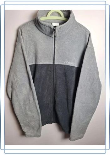 veste Polaire Columbia  grise et noir homme / taille 2XL / brodé