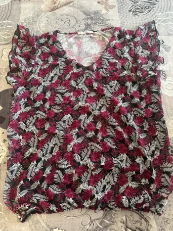 Tee shirt fleur