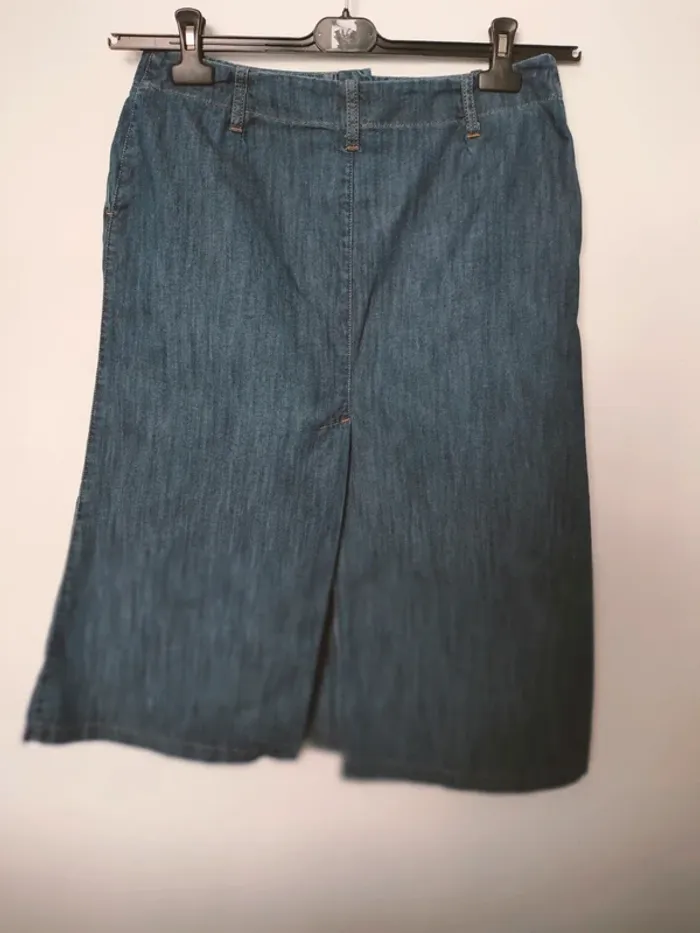 Jupe longue en jeans Taille 42 - photo numéro 2