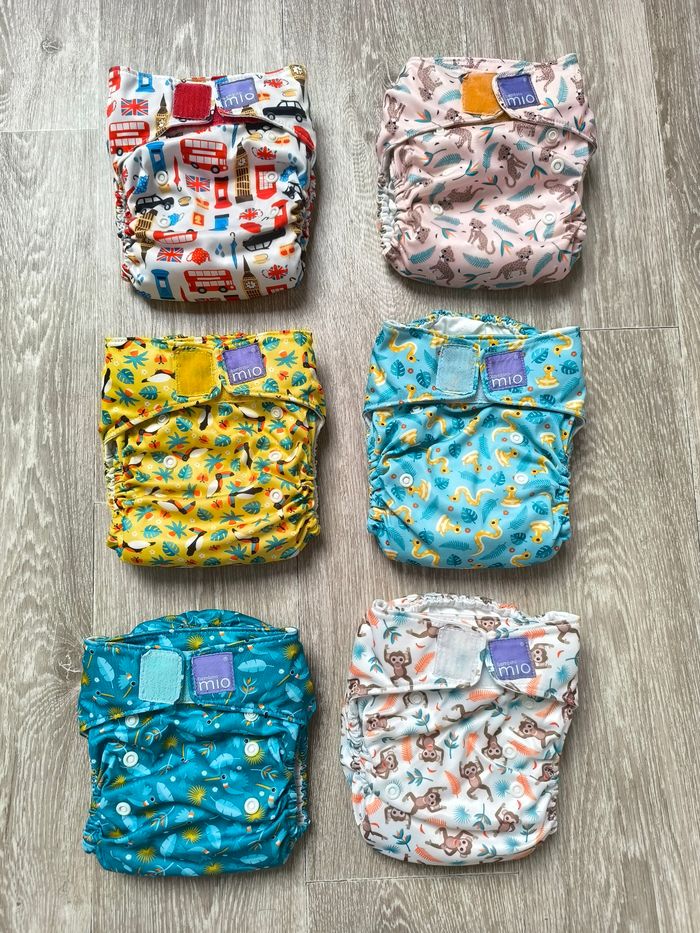 Lot de 6 couches lavables Miosolo Bambino Mio - photo numéro 4