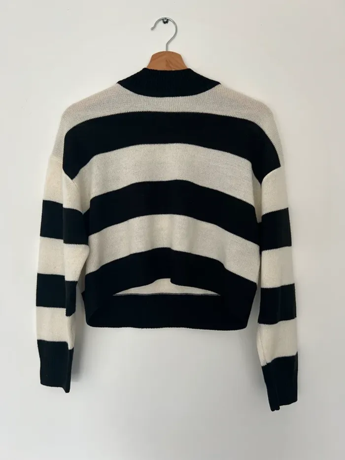 Pull rayé maille femme H&M