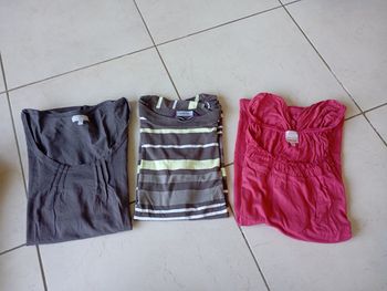 Lot de 3 tee shirt manches courtes femme taille 42 burton