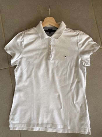 Polo blanc Tommy hilfiger taille L