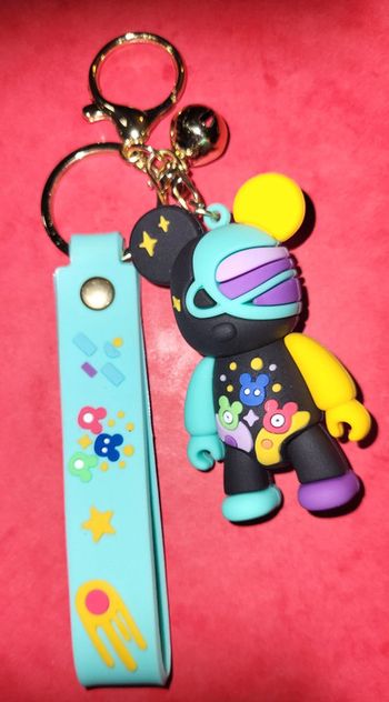 Porte-clé PVC 3D Neuf - Mickey Mouse Espace