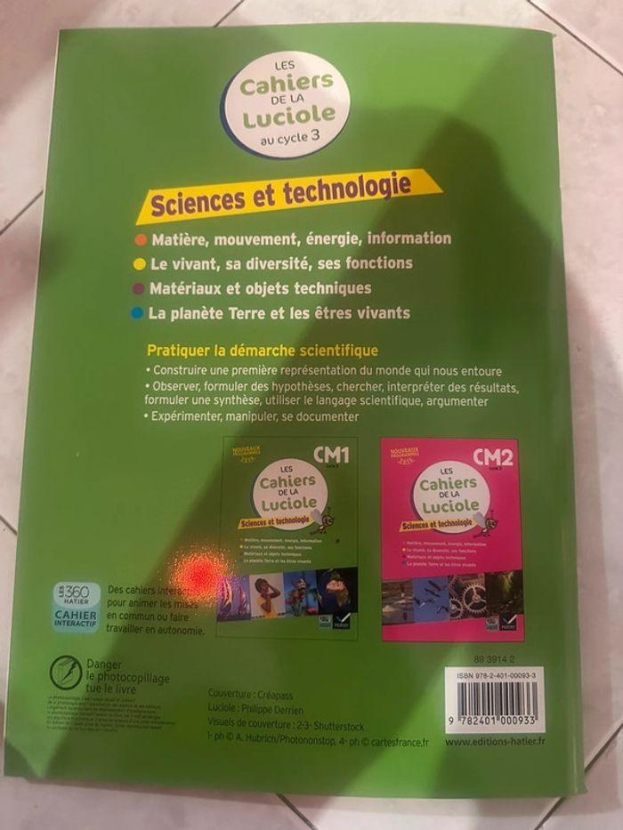 Les cahiers de la luciole au cycle 3 sciences et technologie - photo numéro 5