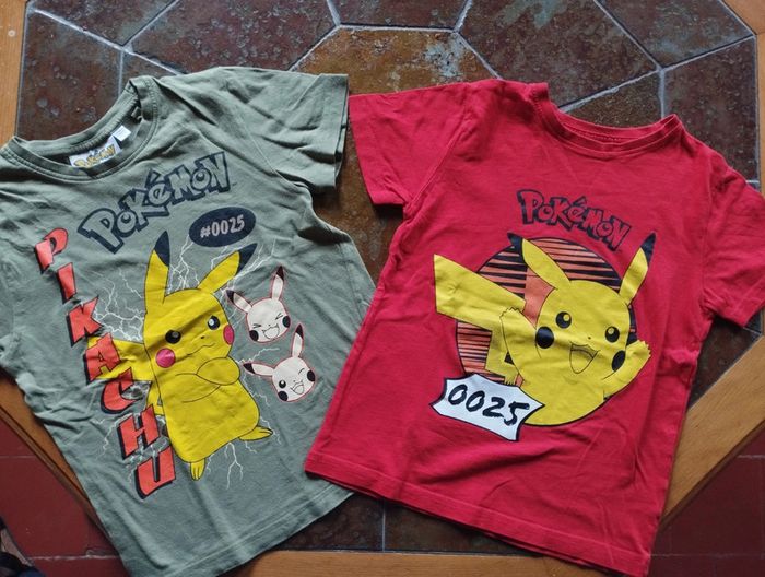 2 t-shirts Pokémon