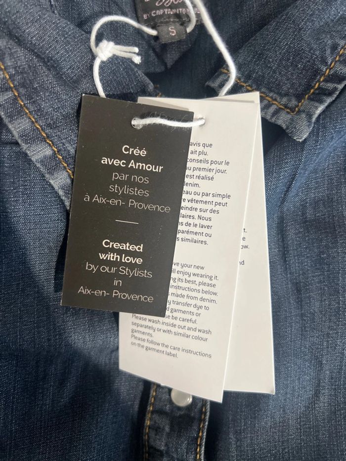 Magnifique robe jeans léger - photo numéro 10