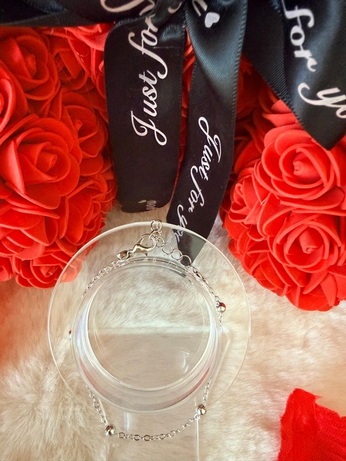 ✨ Bracelet argenté à perles – Élégance et simplicité ✨ - photo numéro 2