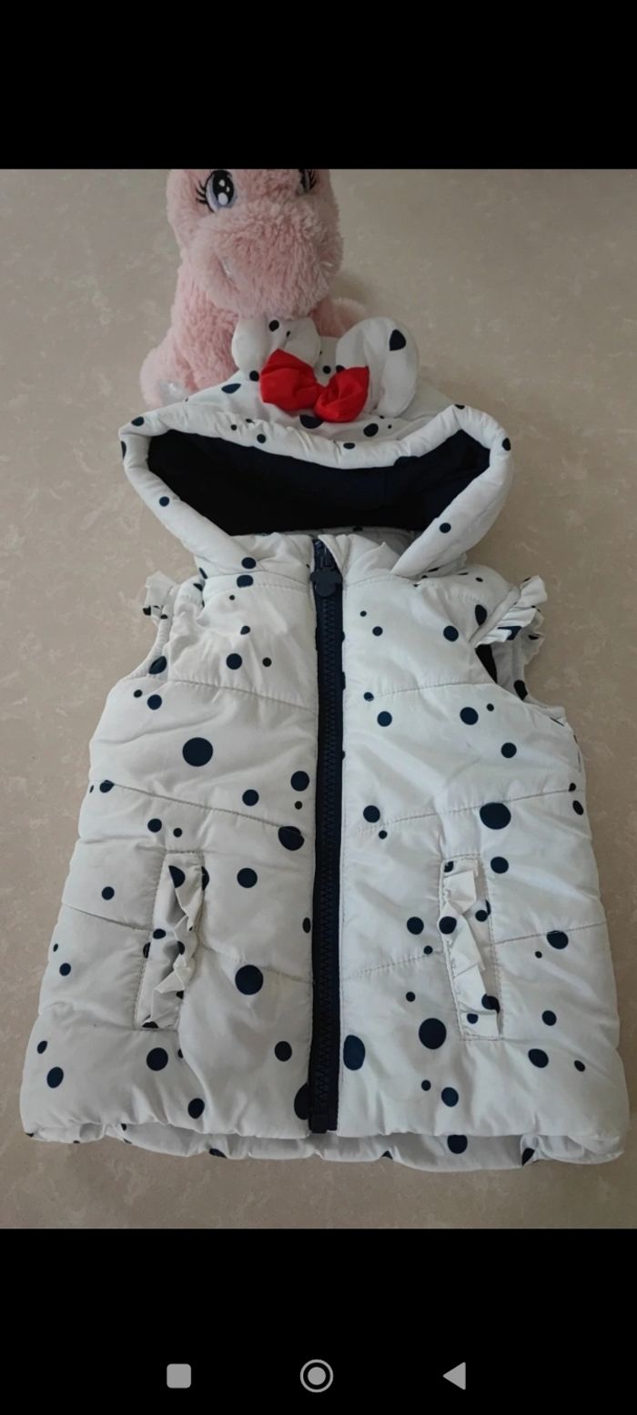 🌸doudoune sans manches 9 mois Disney