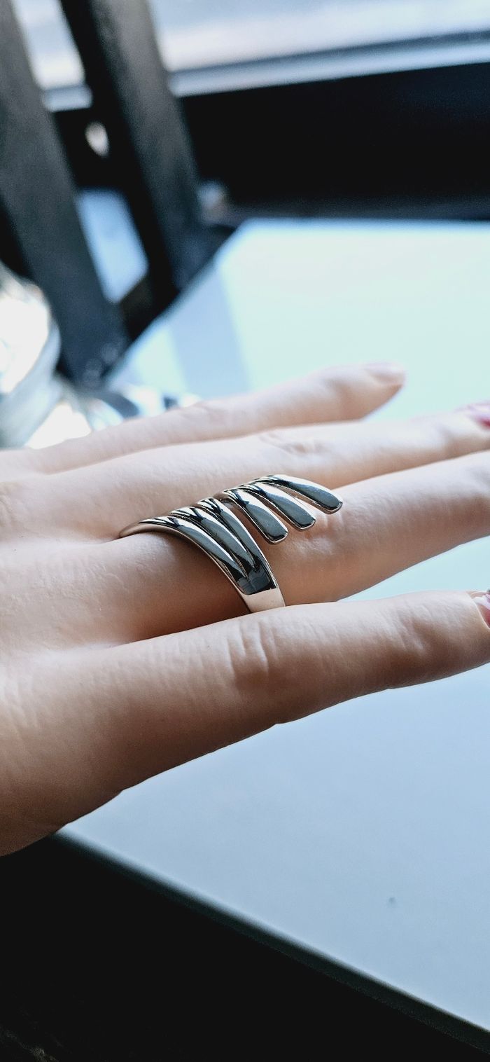 Jolie bague en argent massif 925 - photo numéro 5