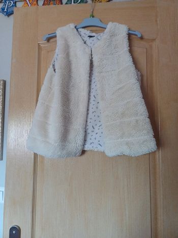 Veste sans manches fille