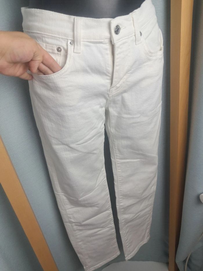 NVY jean été blanc en excellent état - photo numéro 2