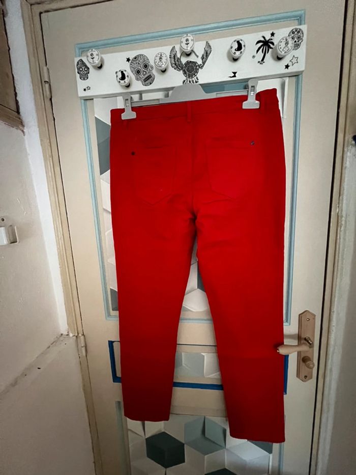 Jean skinny rouge - photo numéro 3