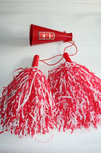 Kit pompons Pompom girls + mégaphone