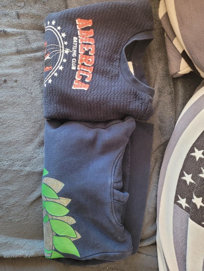 Lot 2 sweats shirt 6 ans