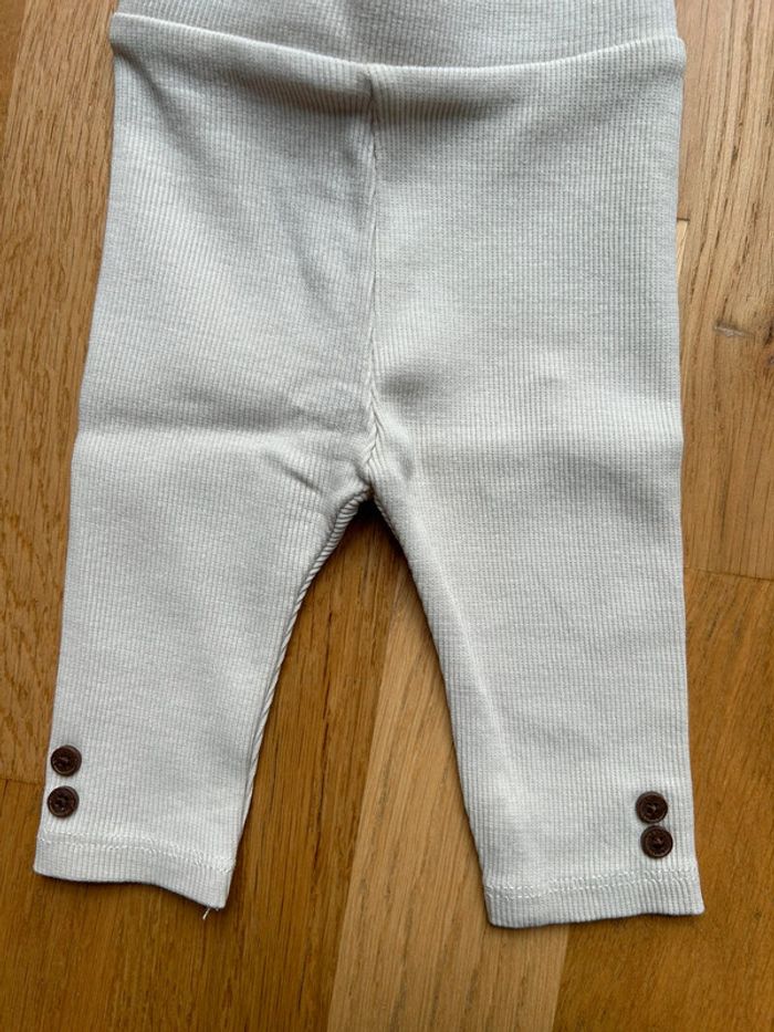 Ensemble robe en velours et legging obaïbi bébé fille - photo numéro 5