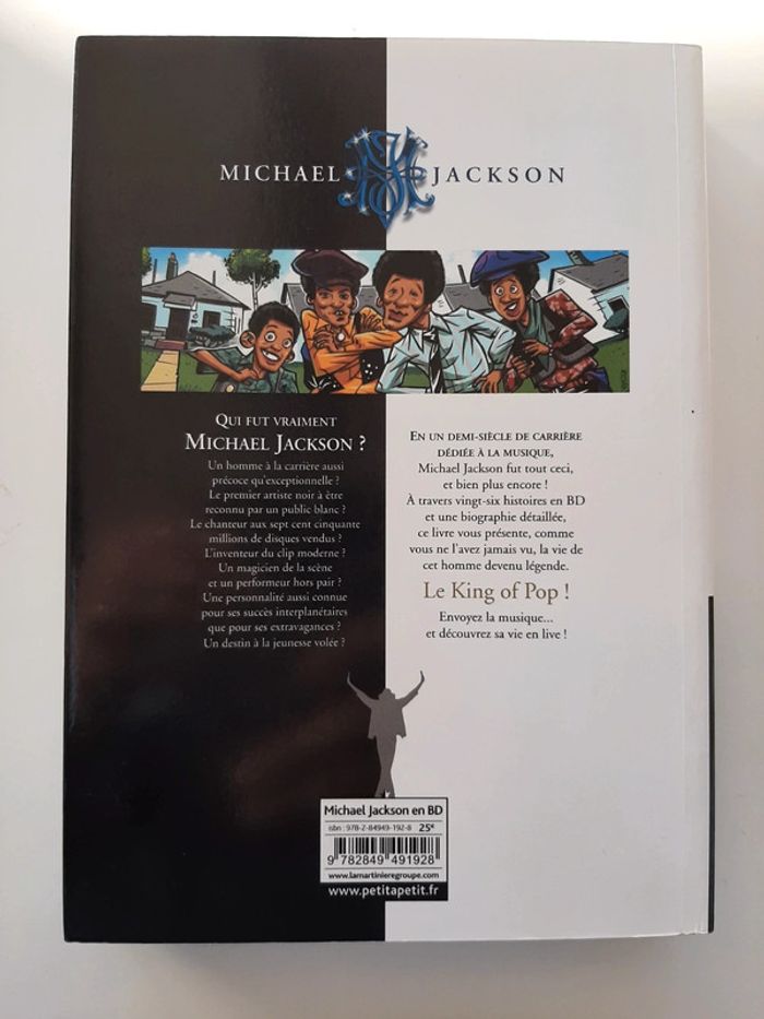 Livre dédicacé Michael Jackson en bandes dessinées - photo numéro 3