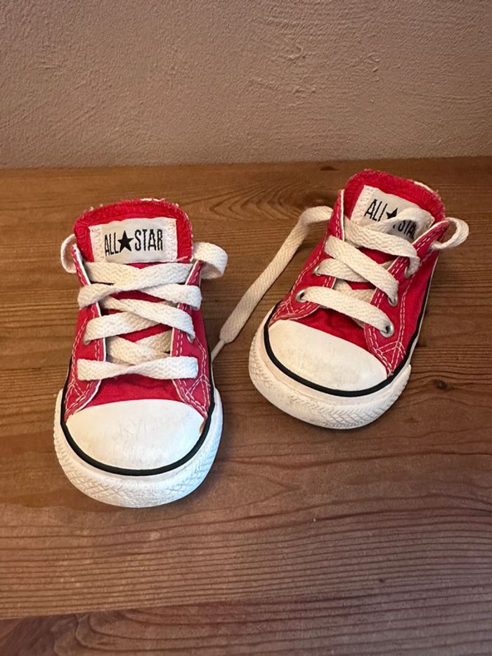 Converse basses rouge 21
