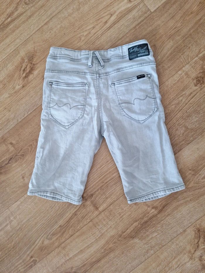 Short en jean gris Teddy Smith 14 ans - photo numéro 3
