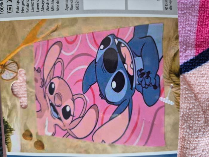 serviette de bain lilo et stitch