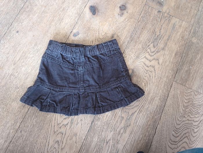 Jupe velours marron 3 ans - photo numéro 3