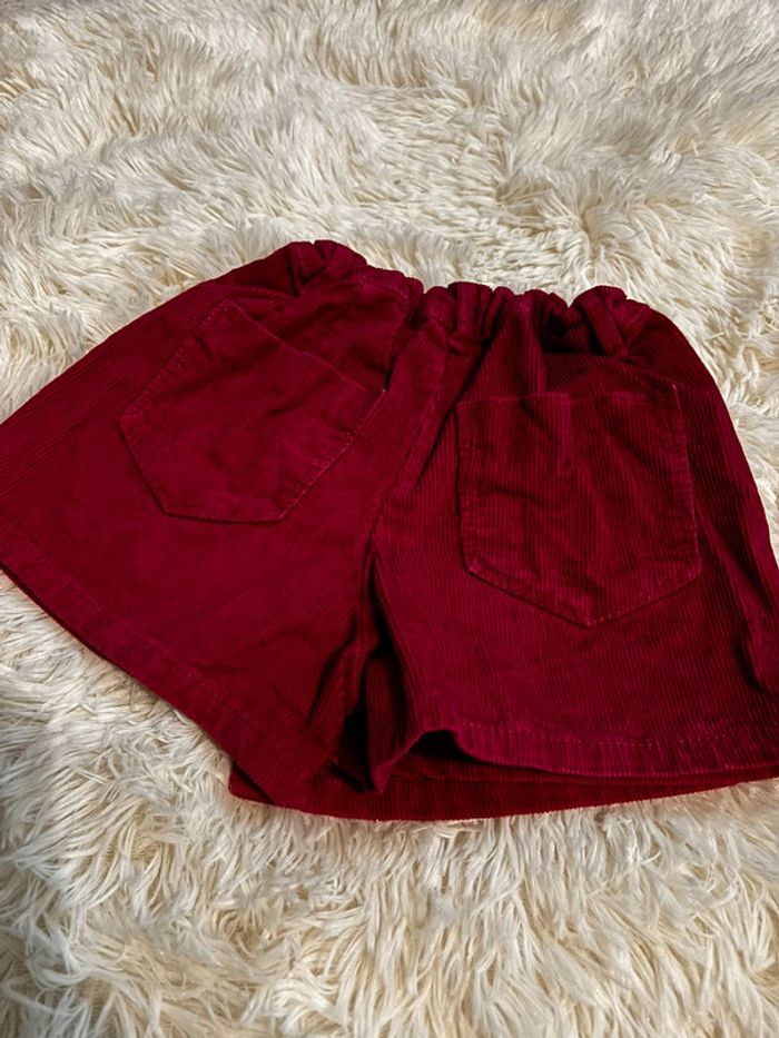 Jupe short en velours - photo numéro 4