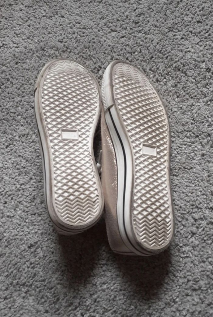 Basket toile brillant 🩶 - photo numéro 5