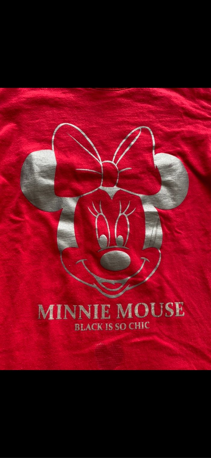 Tee shirt manches longues Minnie Disney 6 ans - photo numéro 4