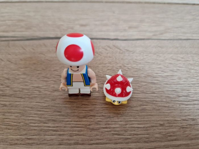 Figurine type lego Toad / Super Mario - photo numéro 4