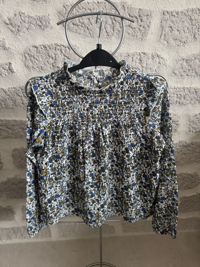 Chemise chemisier blouse fille 8 ans fleuri