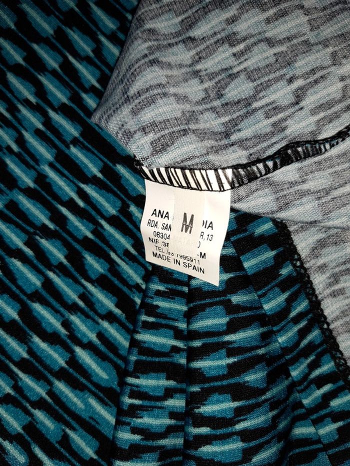 Haut fluide tons bleus M - photo numéro 7
