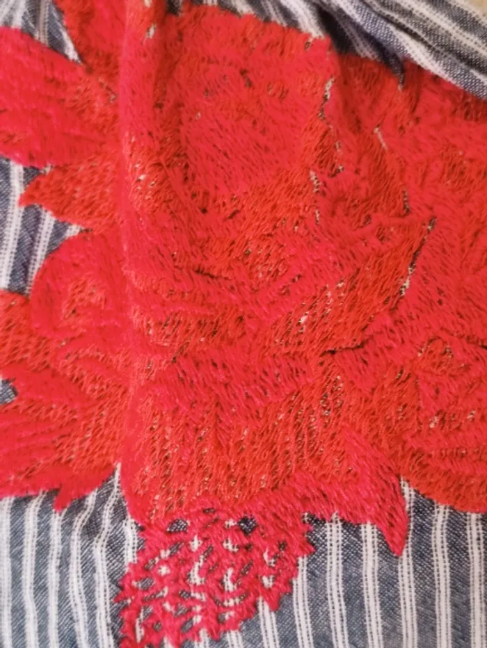 💋 blouse bohème brodée 🍒 taille unique jusqu'au 42 - photo numéro 5