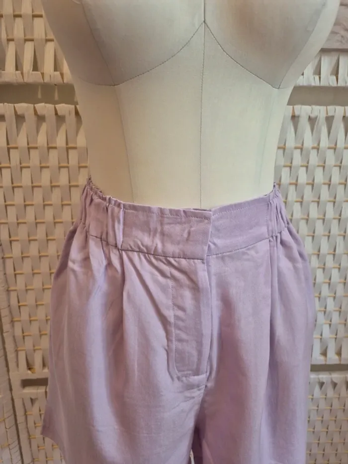 💕joli short taille haute fluide Mauve - tendance et féminin TS / 36 bizzbee 💕 - photo numéro 3