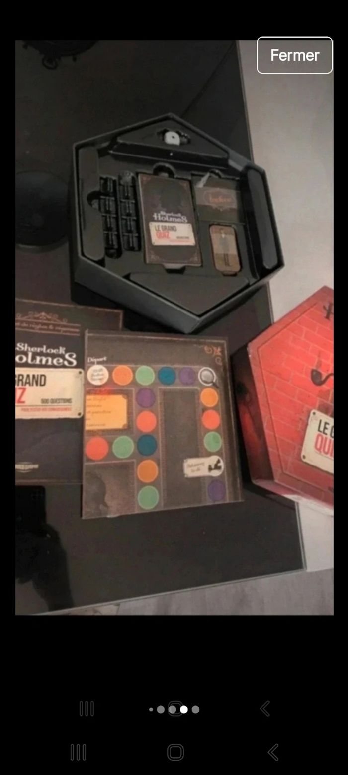 Super coffret jeu Quizz S. HOLMES État neuf - photo numéro 4