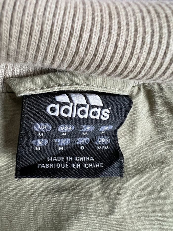 Veste type Harrington vert kaki Adidas Taille M - photo numéro 8