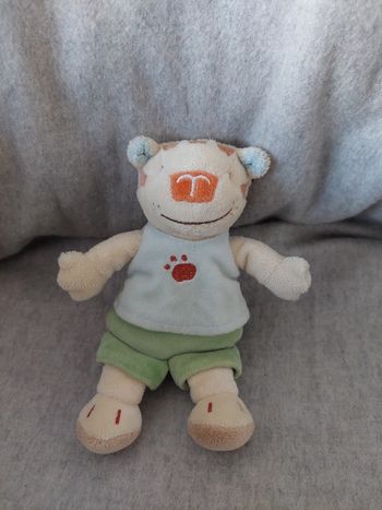 #10 - Catimini - doudou peluche tigre lion