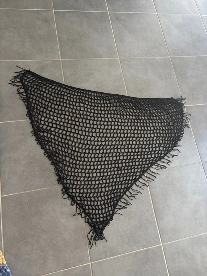 Pareo de plage noir