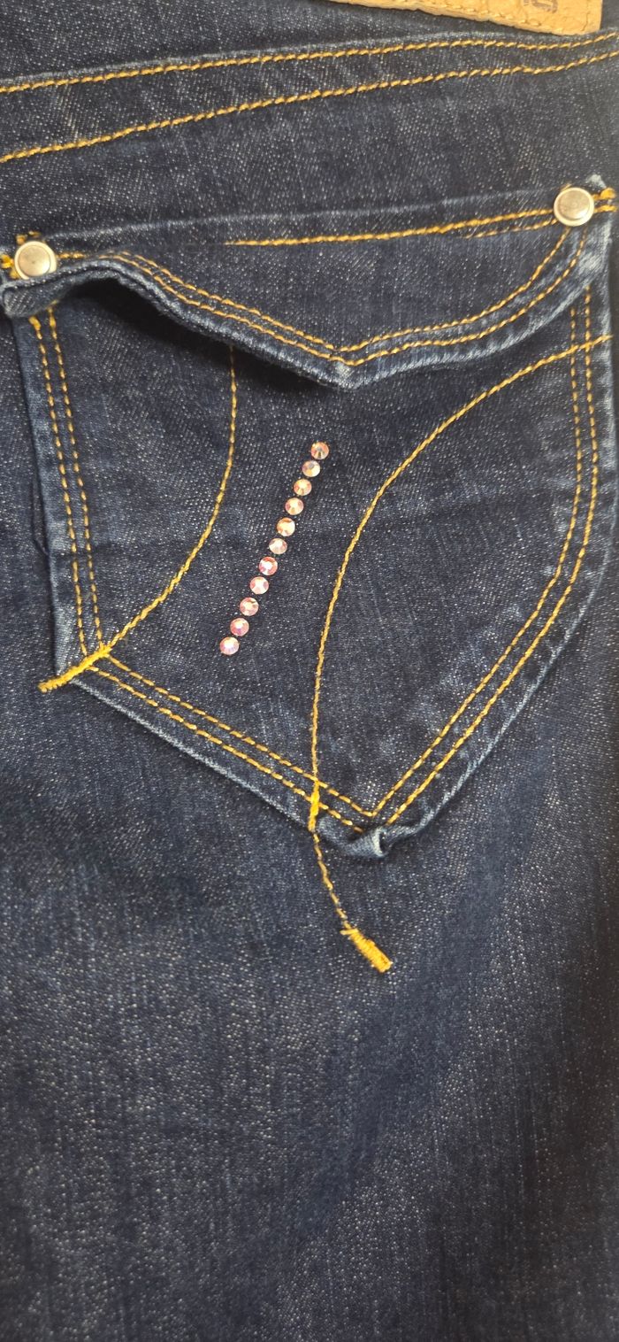 Jean Fornarina Bayley 👖 taille 28 / 36-38 – coupe slim bootcut – denim foncé – excellent état - photo numéro 4