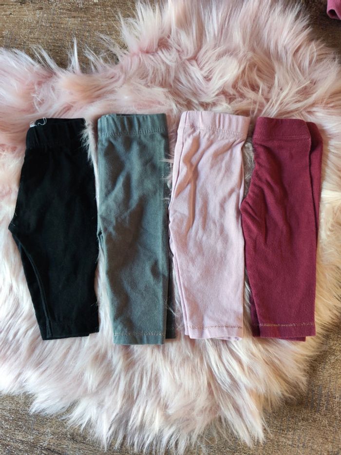 Lot de 4 leggings