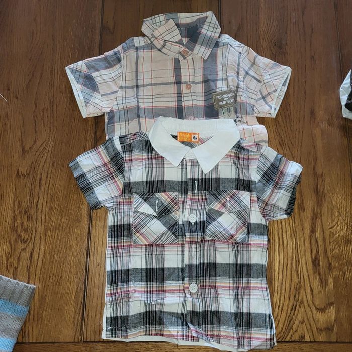 Lot 2 chemise manches courtes