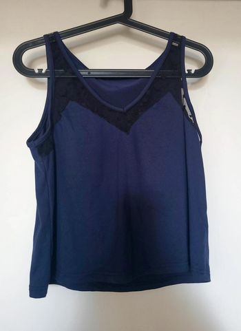 Pyjama short bleu marine