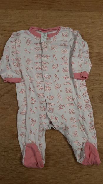 Pyjama (grenouillere) été rose