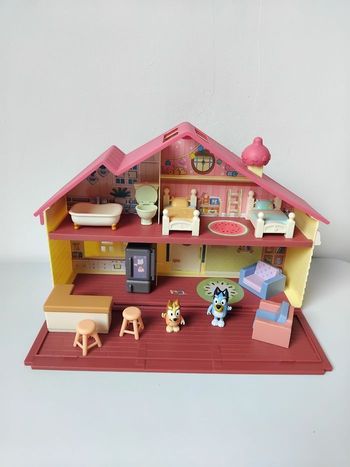 BLUEY Maison Meublée Figurines Complète 🏡