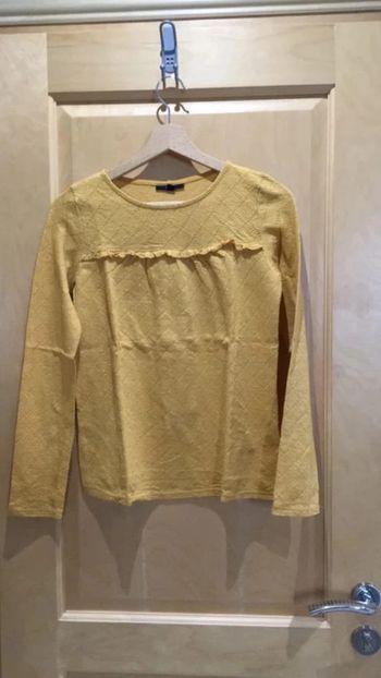 Tee-shirt moutarde Kiabi