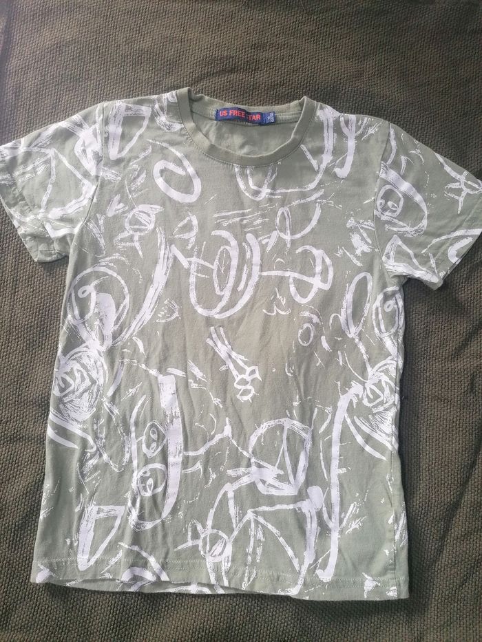T-shirt manches courtes 💚 garçon 10 ans - photo numéro 3