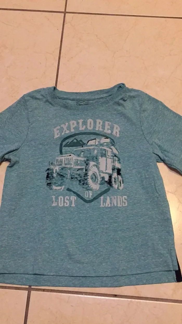 Teeshirt vert garçon - photo numéro 2